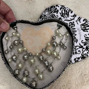 Brighton Vintage Pearl Necklace NWT Never Worn in original box.